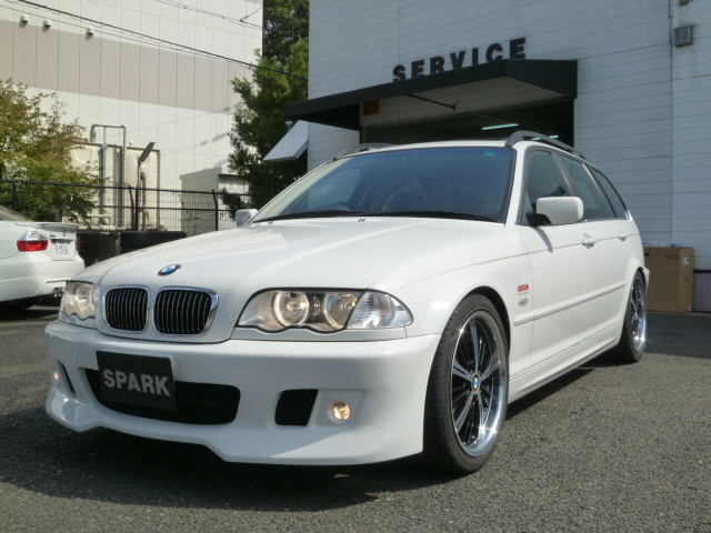 328i ツーリング　BEAMエアロ ガラスサンルーフ　ローダウン　イカリング　低走行車両画像05