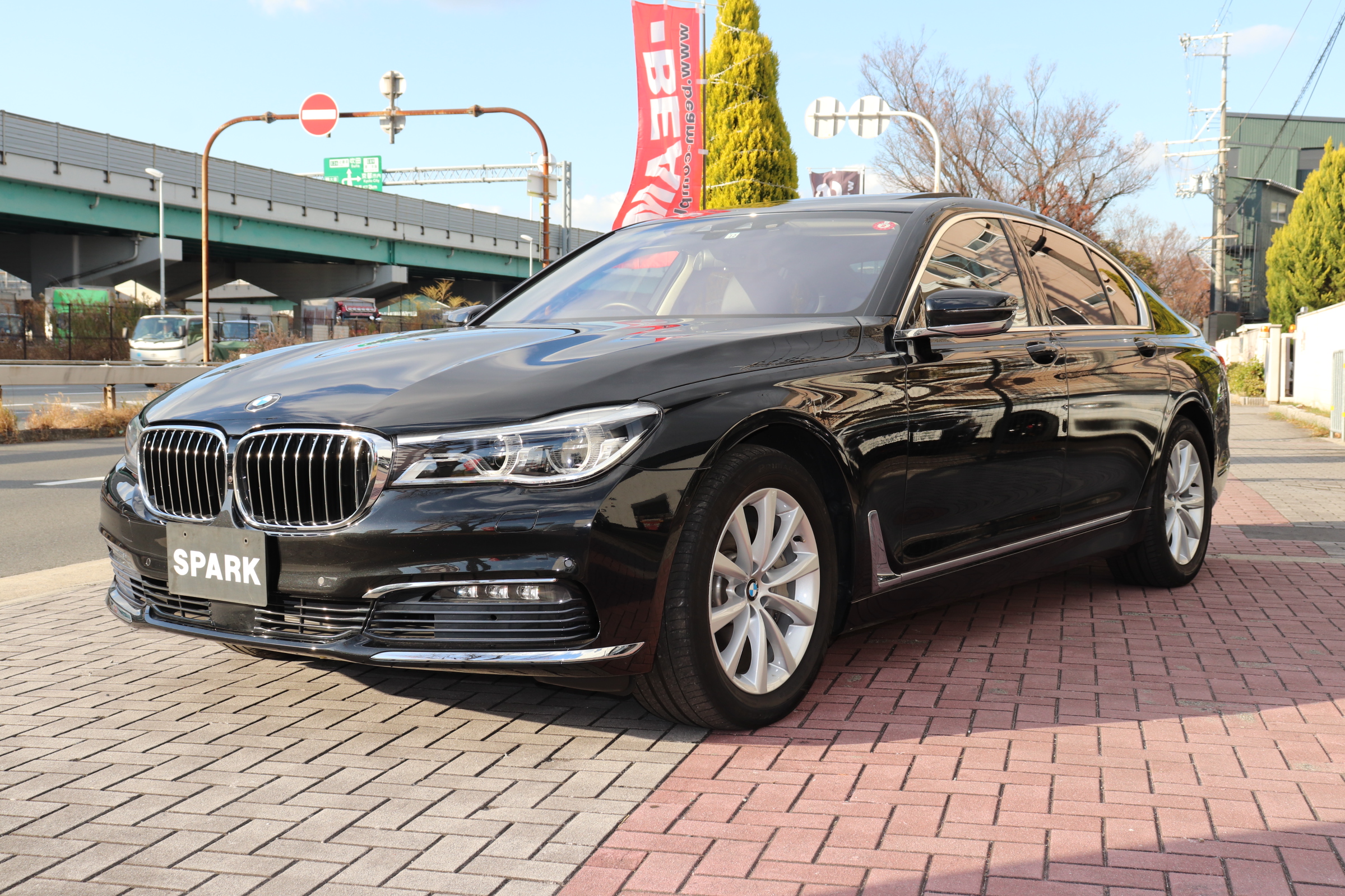 740i プラスパッケージ コンフォートシート SR 黒革 ワンオーナー車両画像09