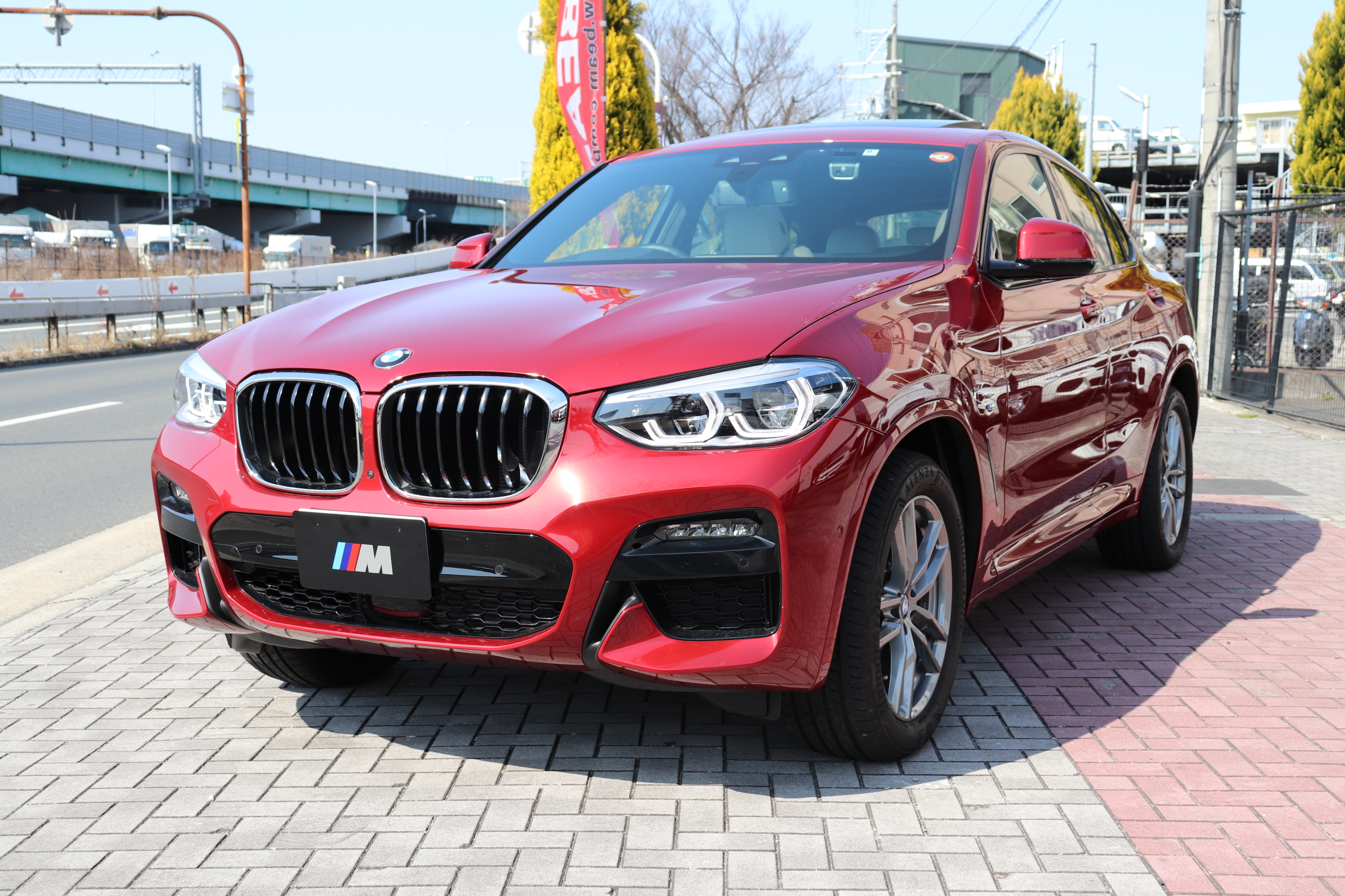 X4 xDrive 20d Mスポーツ ワンオーナー サンルーフ ホワイトレザー フルセグ ACCの画像