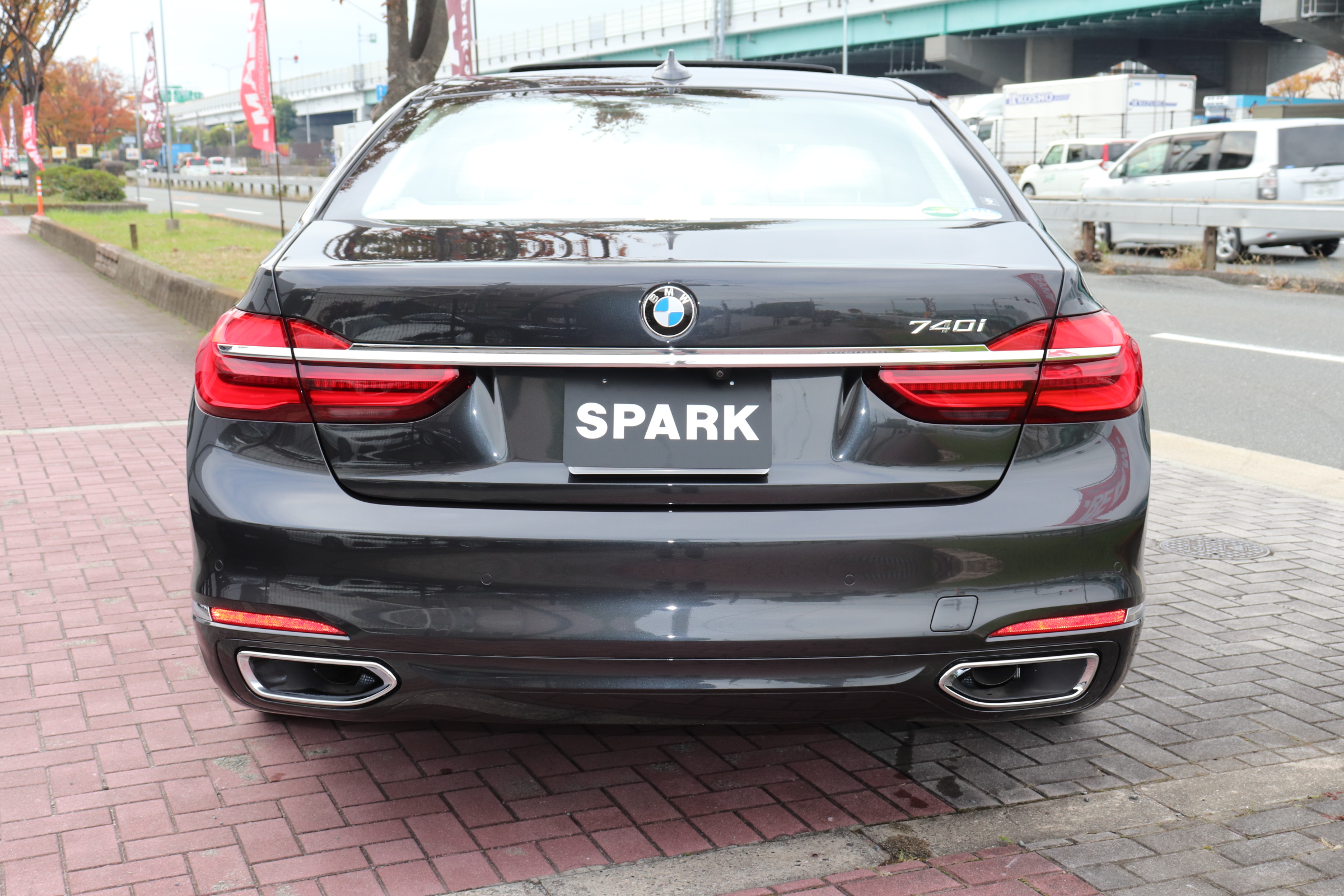 740i サンルーフ HUD ベージュレザー マッサージシート ハーマンカードン車両画像06