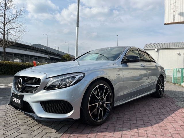 メルセデスAMG C43 4マチック ワンオーナー SR 黒革 オートトランク車両画像02