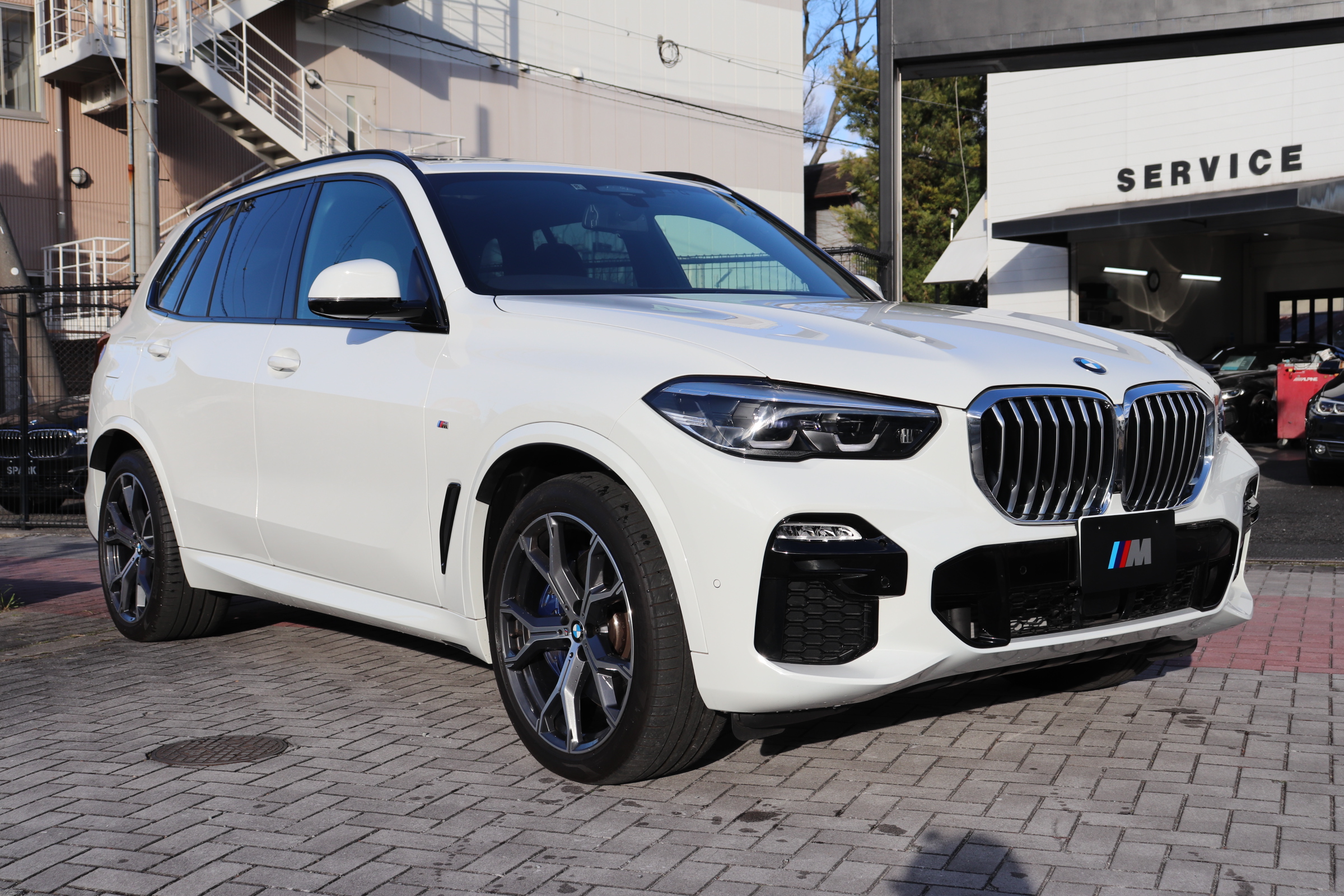 X5 xDrive 35d Mスポーツ パノラマSR 黒革 OP21インチホイール HUD車両画像03