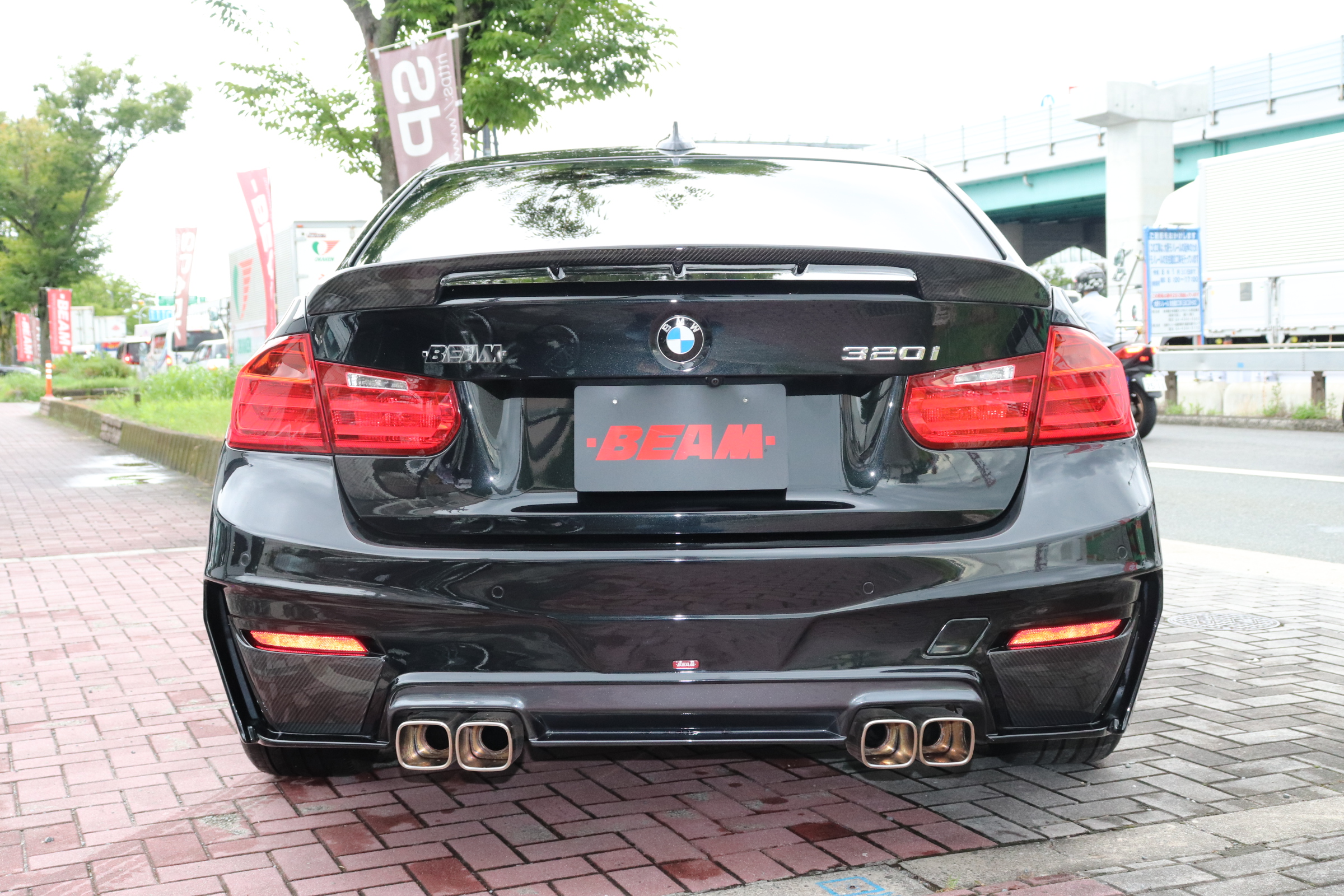 320i BEAMコンプリートカー ACC ブラックグリル アンドロイドモニター車両画像06