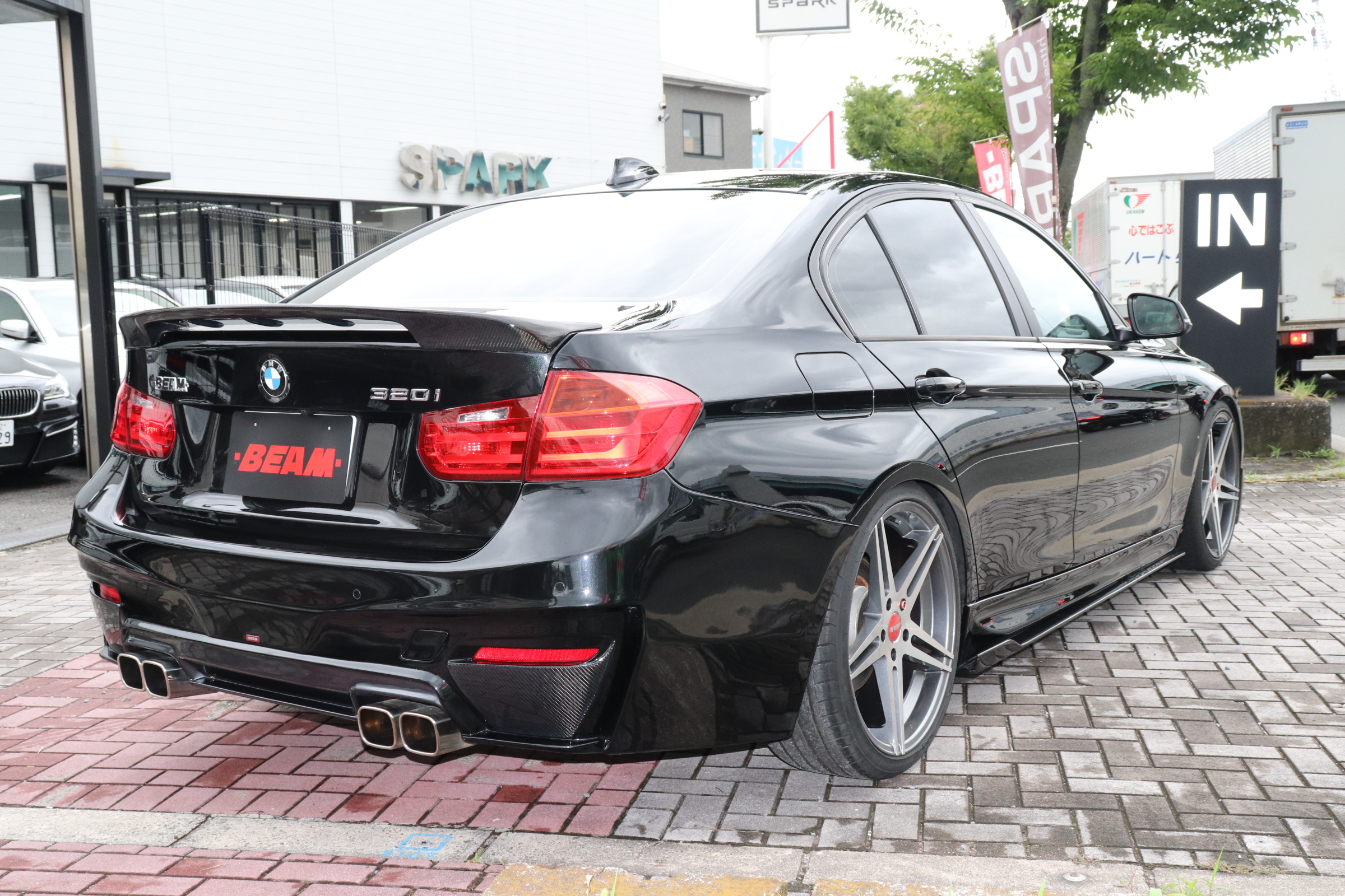 320i BEAMコンプリートカー ACC ブラックグリル アンドロイドモニター車両画像05