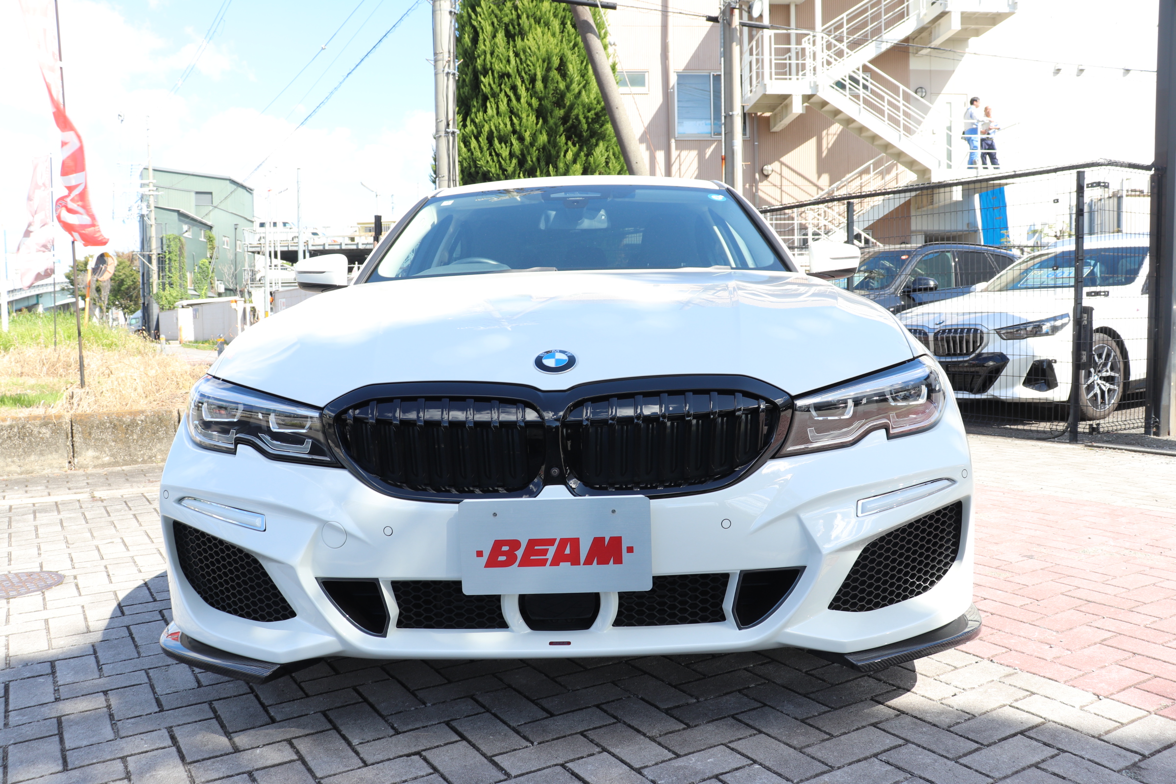 320d xドライブ BEAMコンプリート BEAMフルエアロ BEAM20インチAW BEAMローダウンサス車両画像06